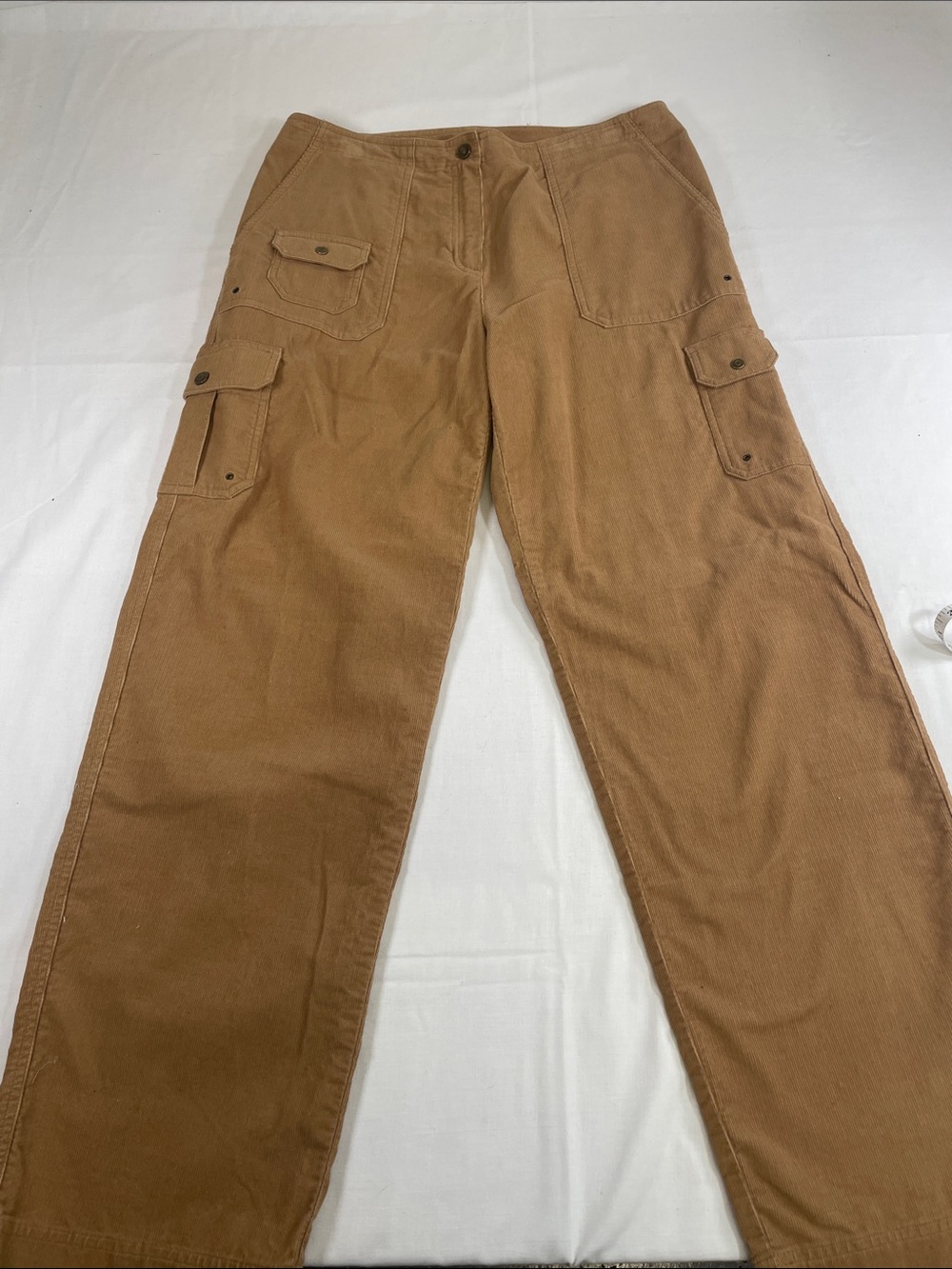 Ralph Lauren Tan Cargo Pants with Utility Pockets